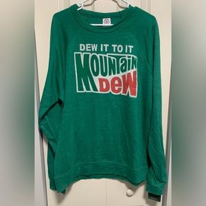 NWT Tee Luv Mountain Dew Sweatshirt Size XXL